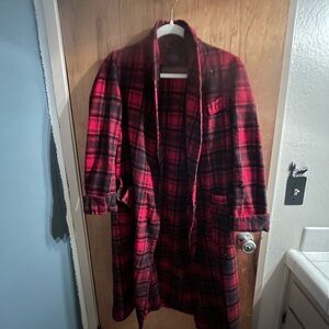 Pendleton Wool Robe MacQuarrie Tartan Plaid VTG